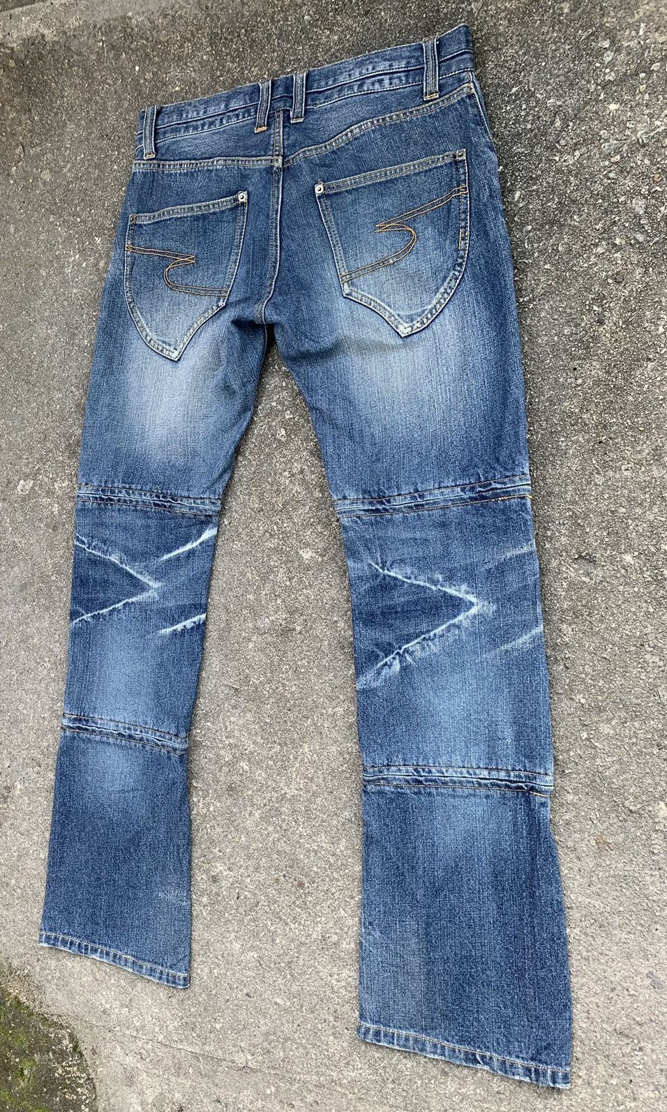 Japanese Brand Rare…Sementic Design 3 Way Lenght Zipper Punk Flared Pants Size US 33 - 9 Thumbnail