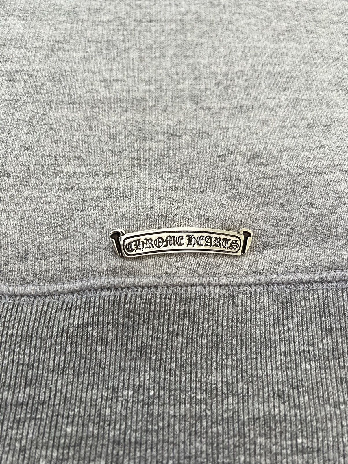 Chrome Hearts Chrome Hearts Triple Cross Grey Hoodie Size US L / EU 52-54 / 3 - 13 Thumbnail
