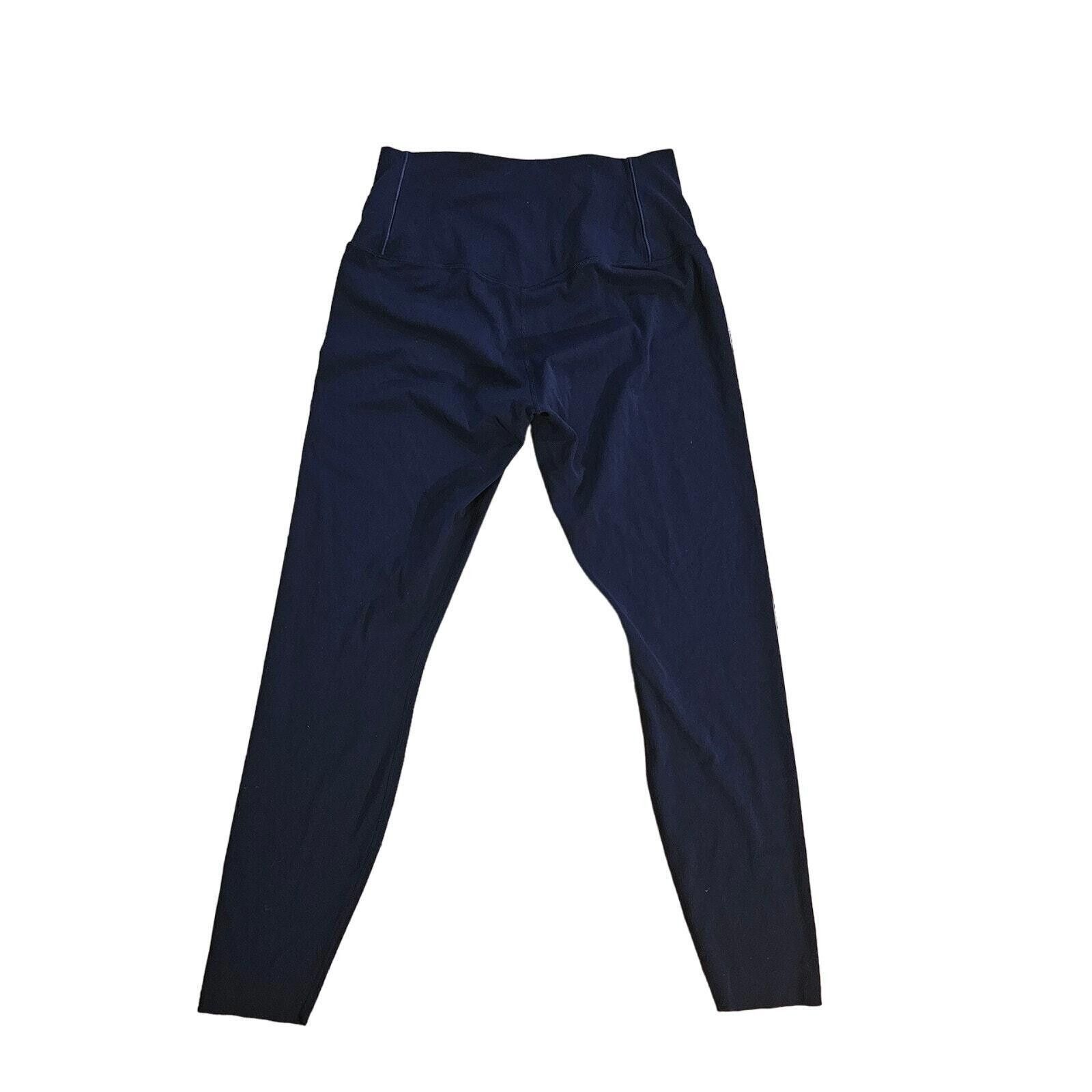 Nike Nike High Rise Ankle Leggings Running Navy Blue Size Medium Size 32" / US 10 / IT 46 - 1 Thumbnail