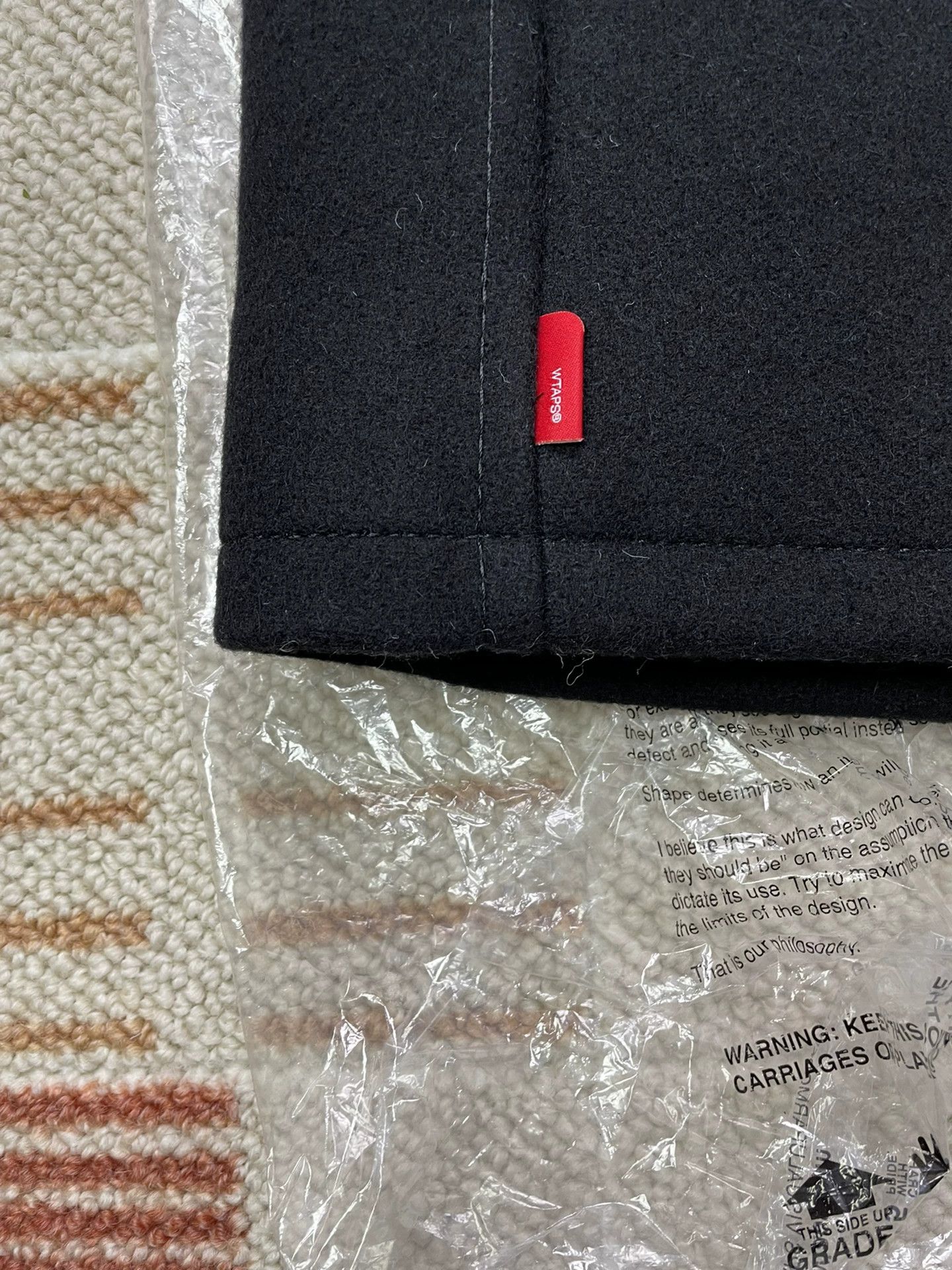 Wtaps WTAPS BLACK WATCH COAT Wool Slim S (new, gold label) Size US S / EU 44-46 / 1 - 7 Thumbnail