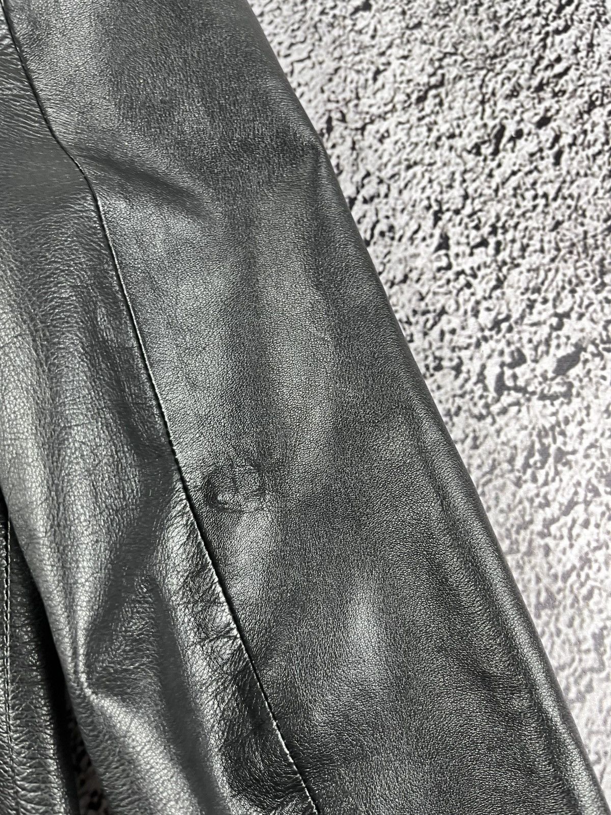 Genuine Leather Vintage Y2K Leather blazer jacket luxury avantgarde Size M / US 6-8 / IT 42-44 - 9 Thumbnail