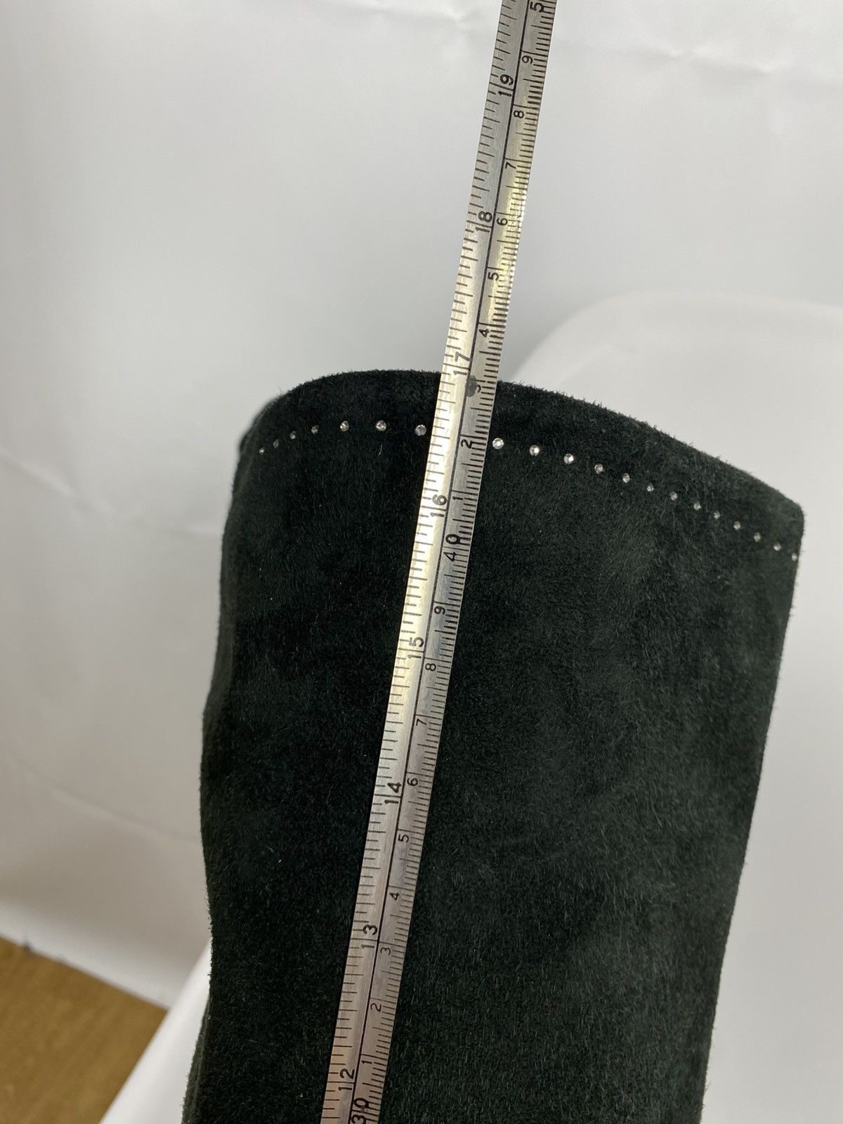 Other Vicini Genuine Suede Dark Green Boots Knee Length size 39.5 Size US 9.5 / IT 39.5 - 9 Thumbnail