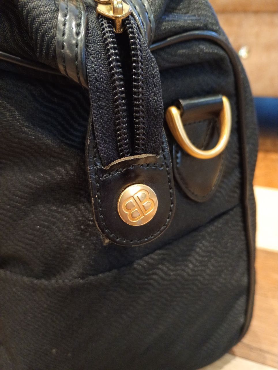 Balenciaga VINTAGE BALENCIAGA BOSTON BAG - BLACK Size ONE SIZE - 9 Thumbnail