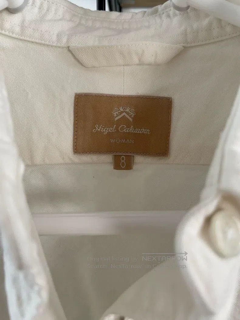 Nigel Cabourn Nigel Cabourn Lady's white shirt Size S / US 4 / IT 40 - 3 Thumbnail