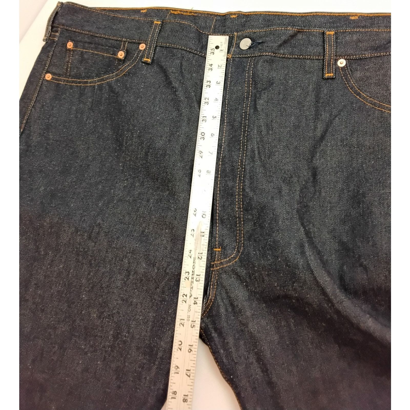 Levi's Levi 501 Jeans Men's Size 46x30 Dark Wash USA Vintage NWOT Size US 44 / EU 60 - 10 Thumbnail