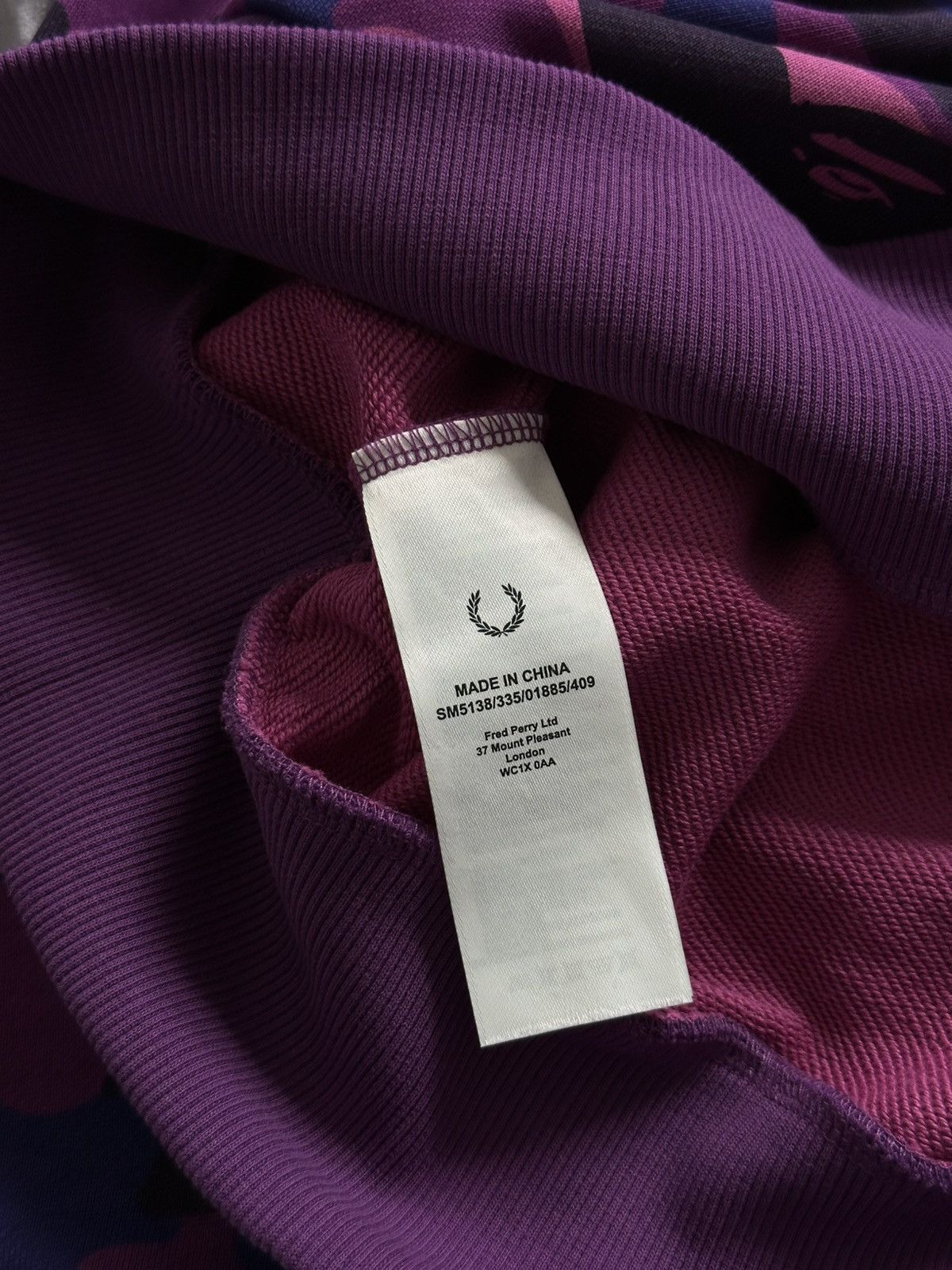Bape × Fred Perry Bape x Fred Perry Color Camo Pullover Hoodie Size US XL / EU 56 / 4 - 7 Thumbnail