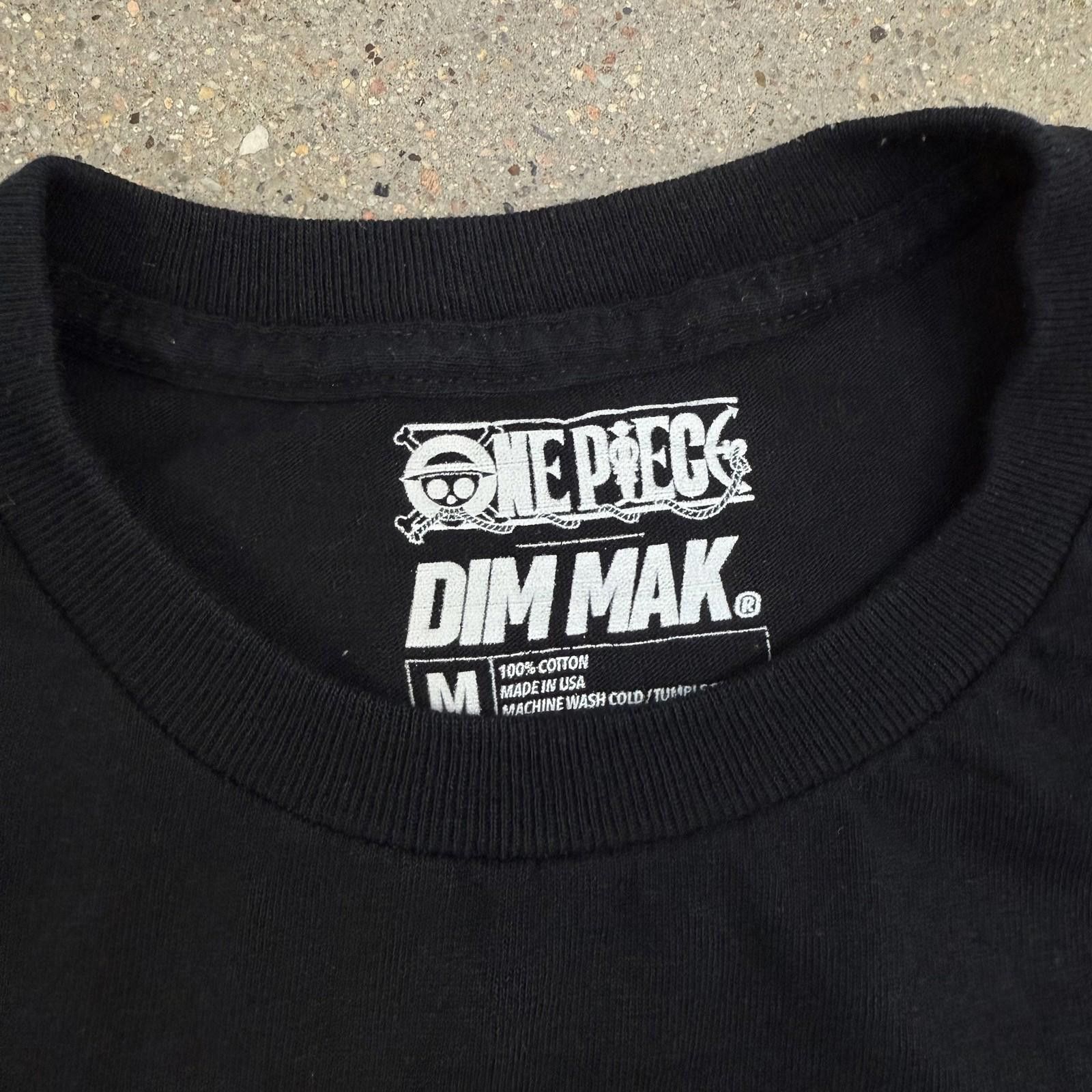 Designer One Piece Dim Mak Shirt Mens M Black Tony Chopper Anime USA Size US M / EU 48-50 / 2 - 6 Thumbnail