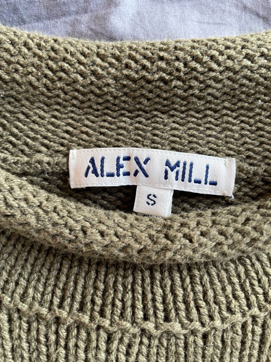 Alex Mill Forrest Green Rollneck cotton sweater - Alex Mill Size US S / EU 44-46 / 1 - 2 Thumbnail