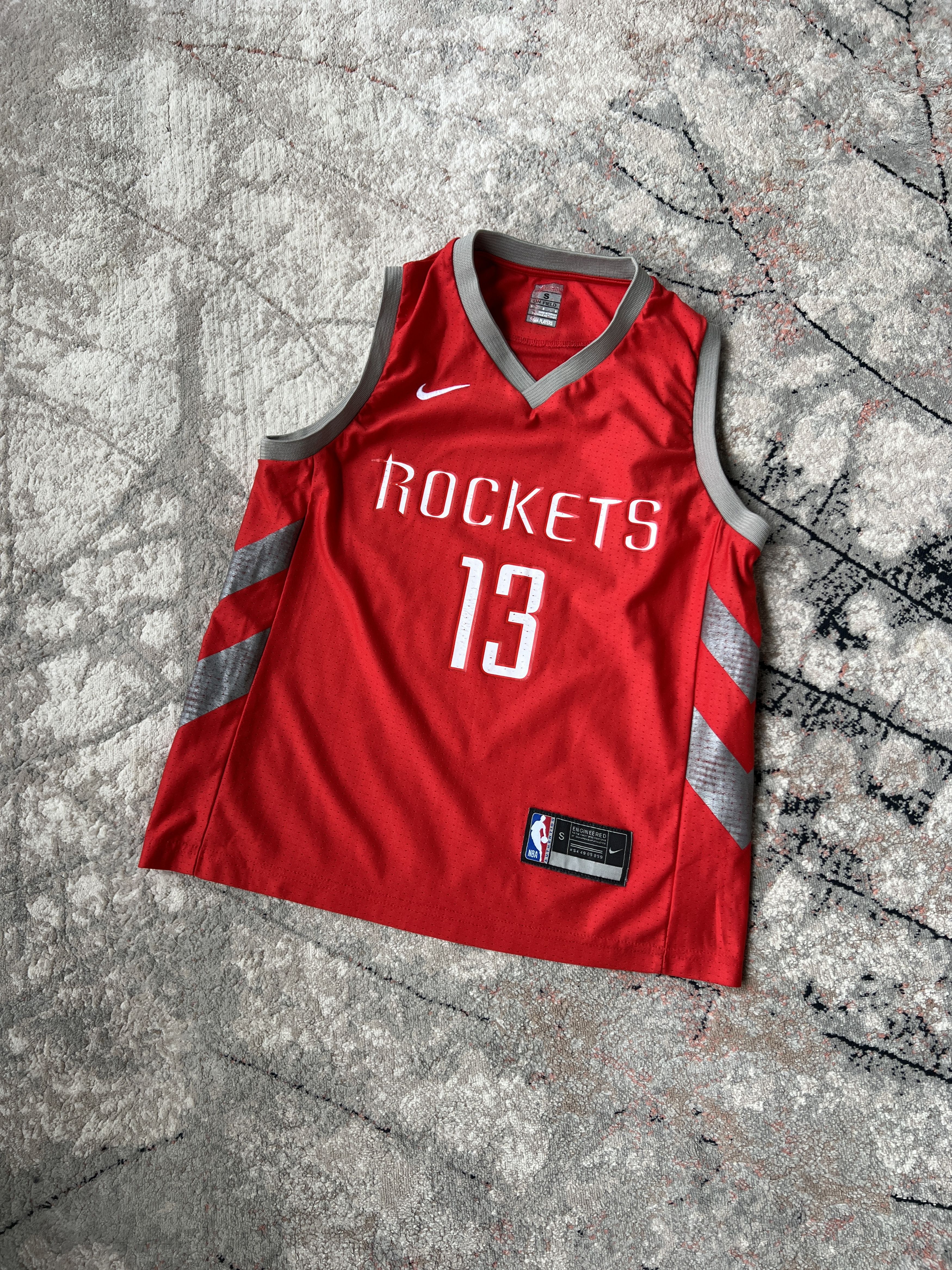 NBA Nike Rockets Harden 13 Vintage Jersey Size US S / EU 44-46 / 1 - 1 Thumbnail
