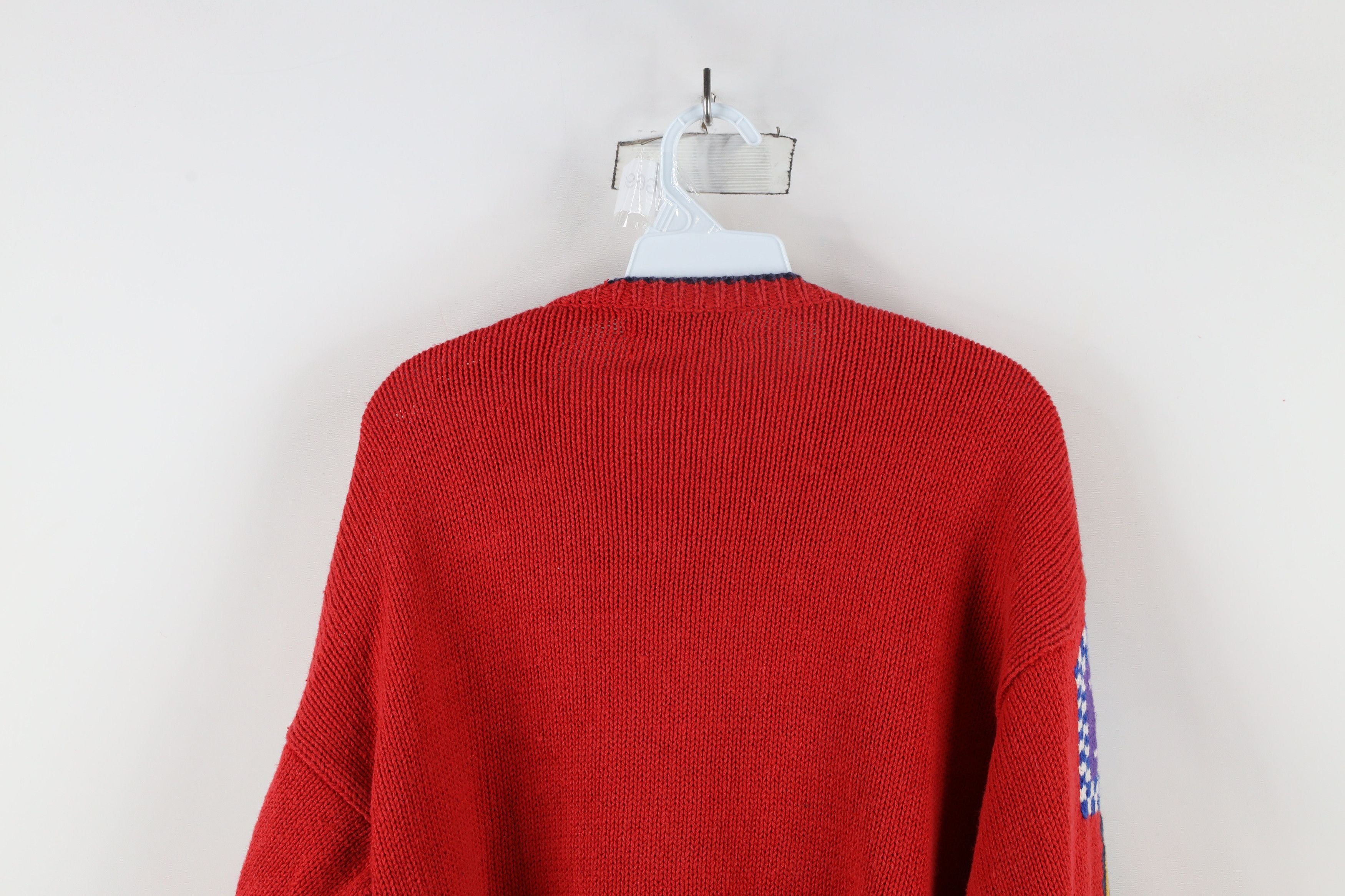 Vintage Vintage 90s Design Options Antiques Knit Cardigan Sweater Size L / US 10 / IT 46 - 14 Thumbnail