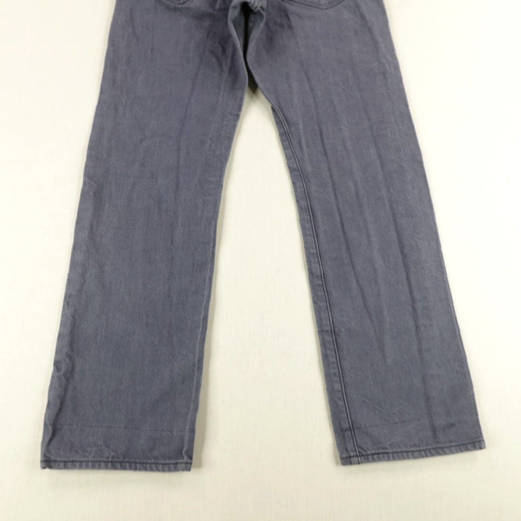 Levi's Levi's 501 Jeans Mens 30x30 Gray Straight Leg Cotton Button Fly White Oak Cone Denim Size US 30 / EU 46 - 7 Thumbnail