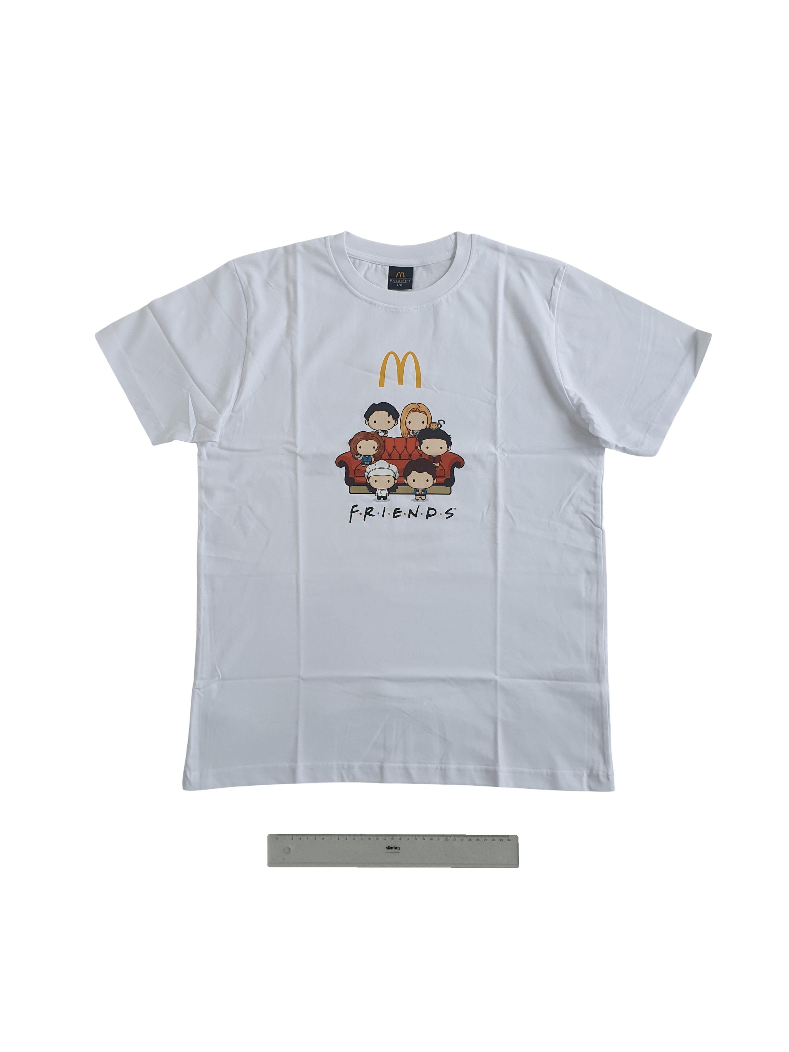 Other McDONALDS x FRIENDS - White Graphic T-Shirt (BNWT) - Sz L/XL Size US L / EU 52-54 / 3 - 1 Thumbnail