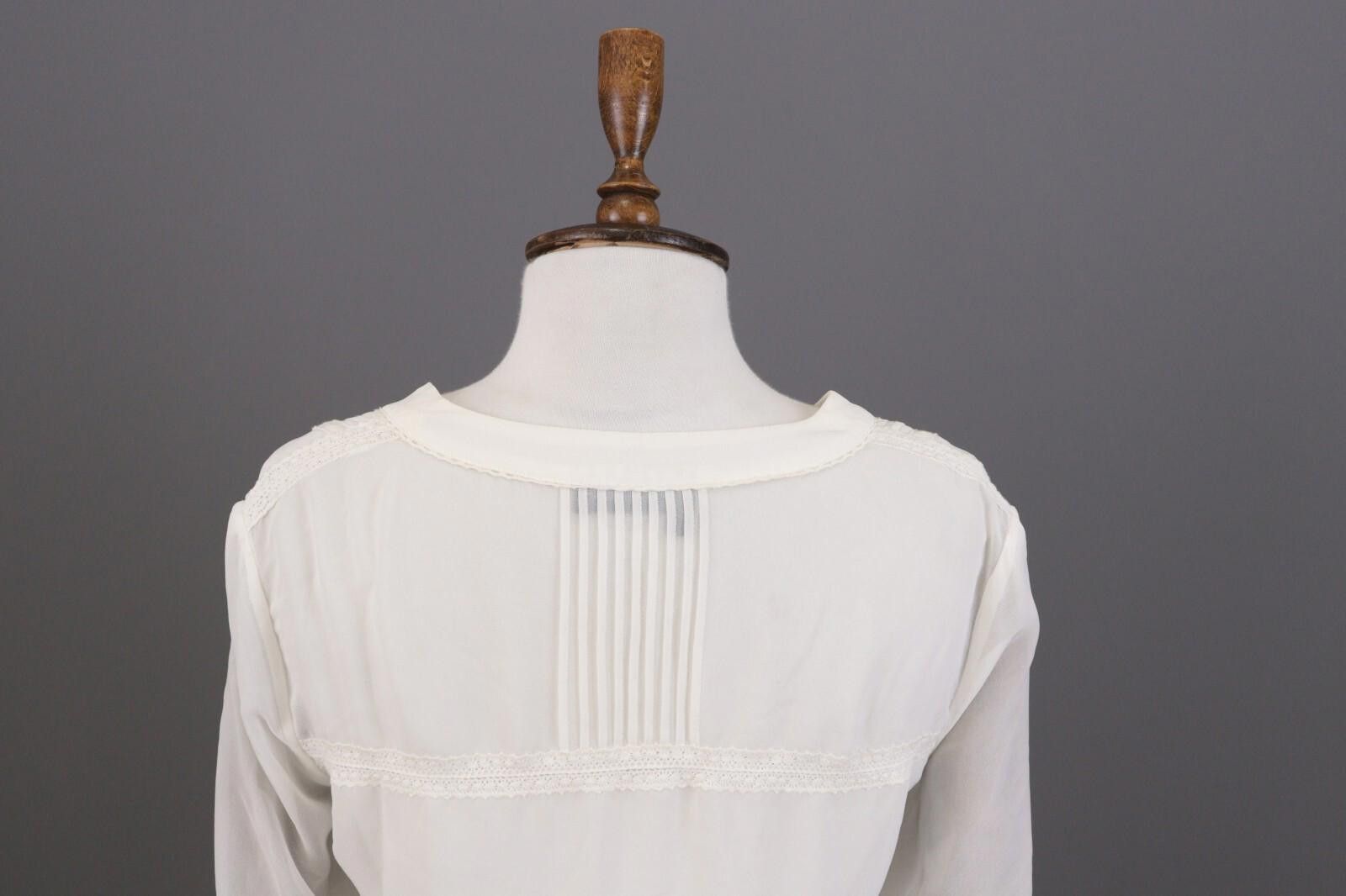 The Kooples The Kooples White Summer Mesh Peasant Shirt Size M Size M / US 6-8 / IT 42-44 - 10 Thumbnail