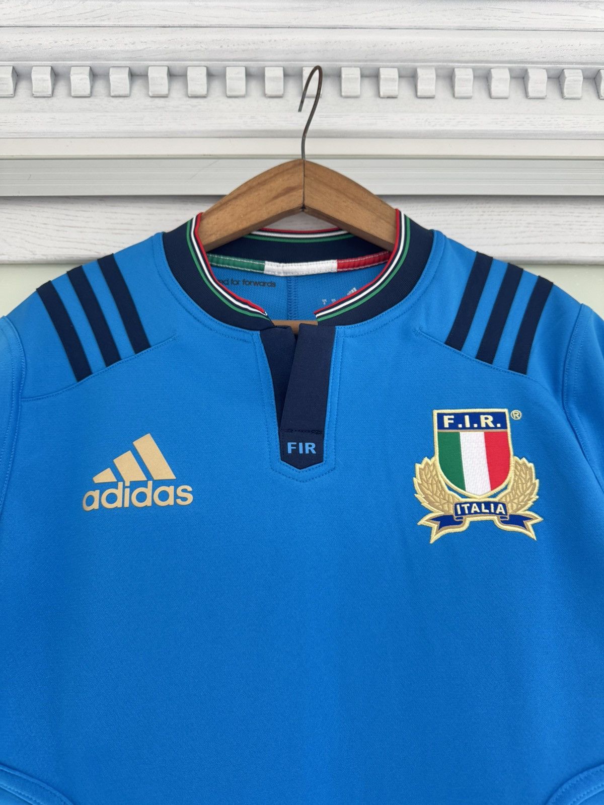 Adidas Italy 2015-2016 Player Issue Rugby Jersey Football Kit Size US XL / EU 56 / 4 - 6 Thumbnail