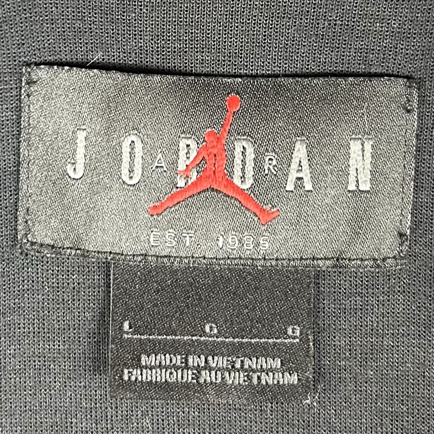 Nike Nike Air Jordan Hoodie Mens Large Black Lightweight Pullover Basketball Sweatshirt Zip 1/2 1/4 Zip Hooded All Seasons Size US L / EU 52-54 / 3 - 4 Thumbnail