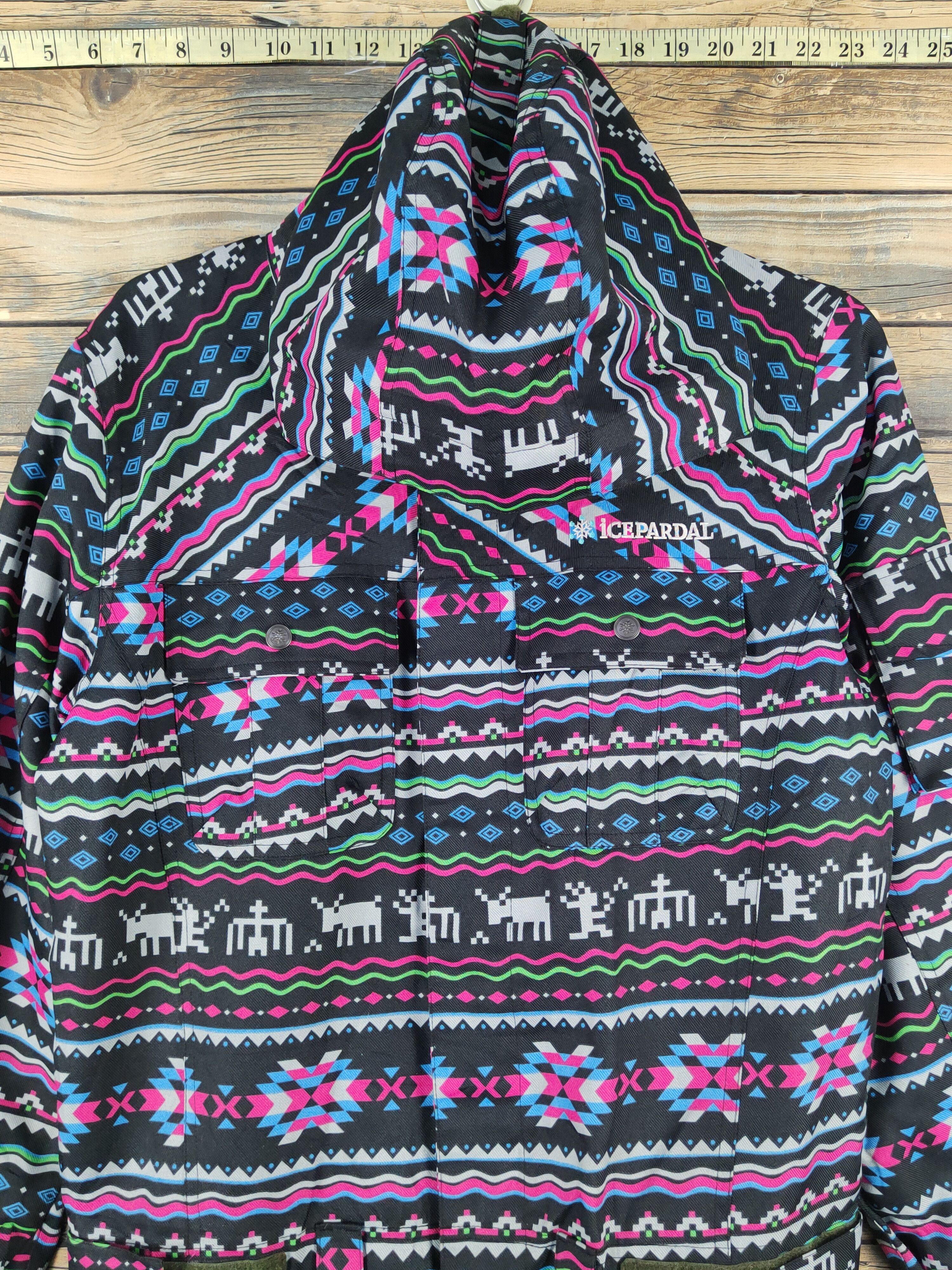 Japanese Brand Icepardal Black Pink Hoodie Snowboard Jumpsuits #W1716 Size 30" / US 8 / IT 44 - 2 Thumbnail