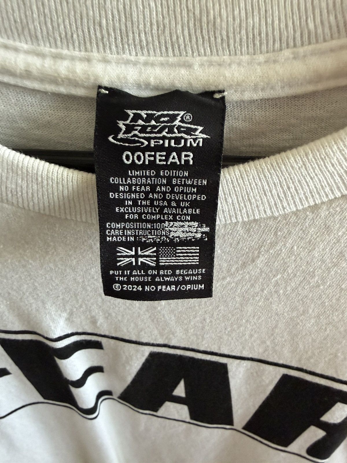 No Fear × Playboi Carti OPIUM X NO FEAR Complexcon Exclusive Size US L / EU 52-54 / 3 - 3 Thumbnail