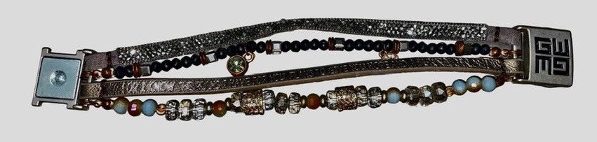 Vintage Good Work(S) Four Strand Bling Bracelet Size ONE SIZE - 16 Thumbnail