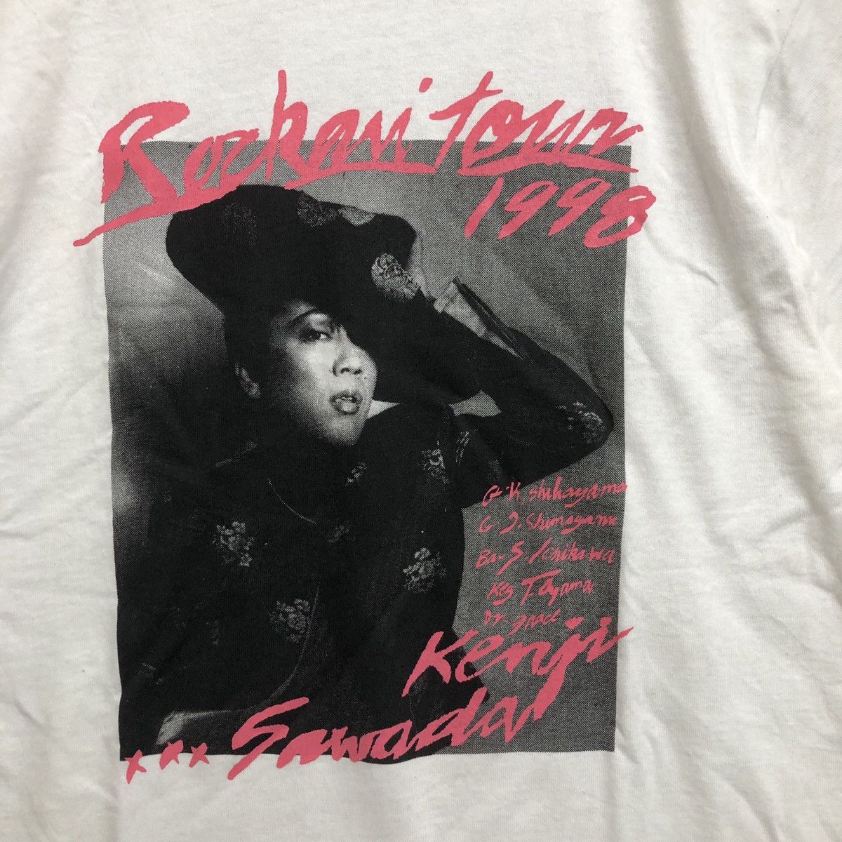 Vintage Vintage Kenji Sawada Rockan Tour 1998 T-Shirt Size US L / EU 52-54 / 3 - 2 Thumbnail