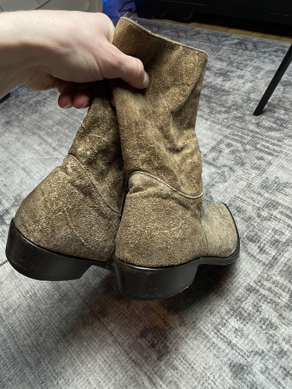 Gianni Barbato Gianni Barbato Scarred Side Zip Boots Size US 11 / EU 44 - 4 Thumbnail