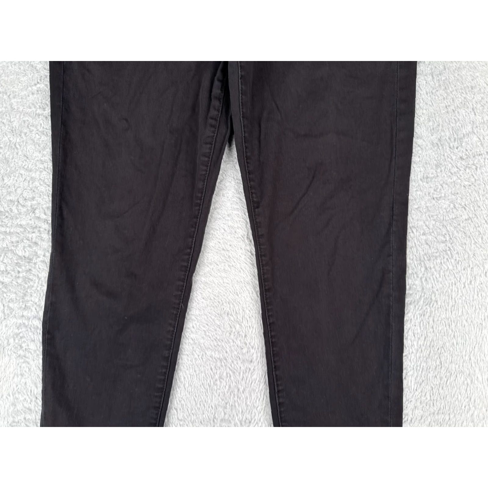 Calvin Klein VINTAGE Calvin Klein Women Skinny Jeans 6 Black Denim Mid Rise Stretch Cotton 29x26 Size 28" / US 6 / IT 42 - 3 Thumbnail