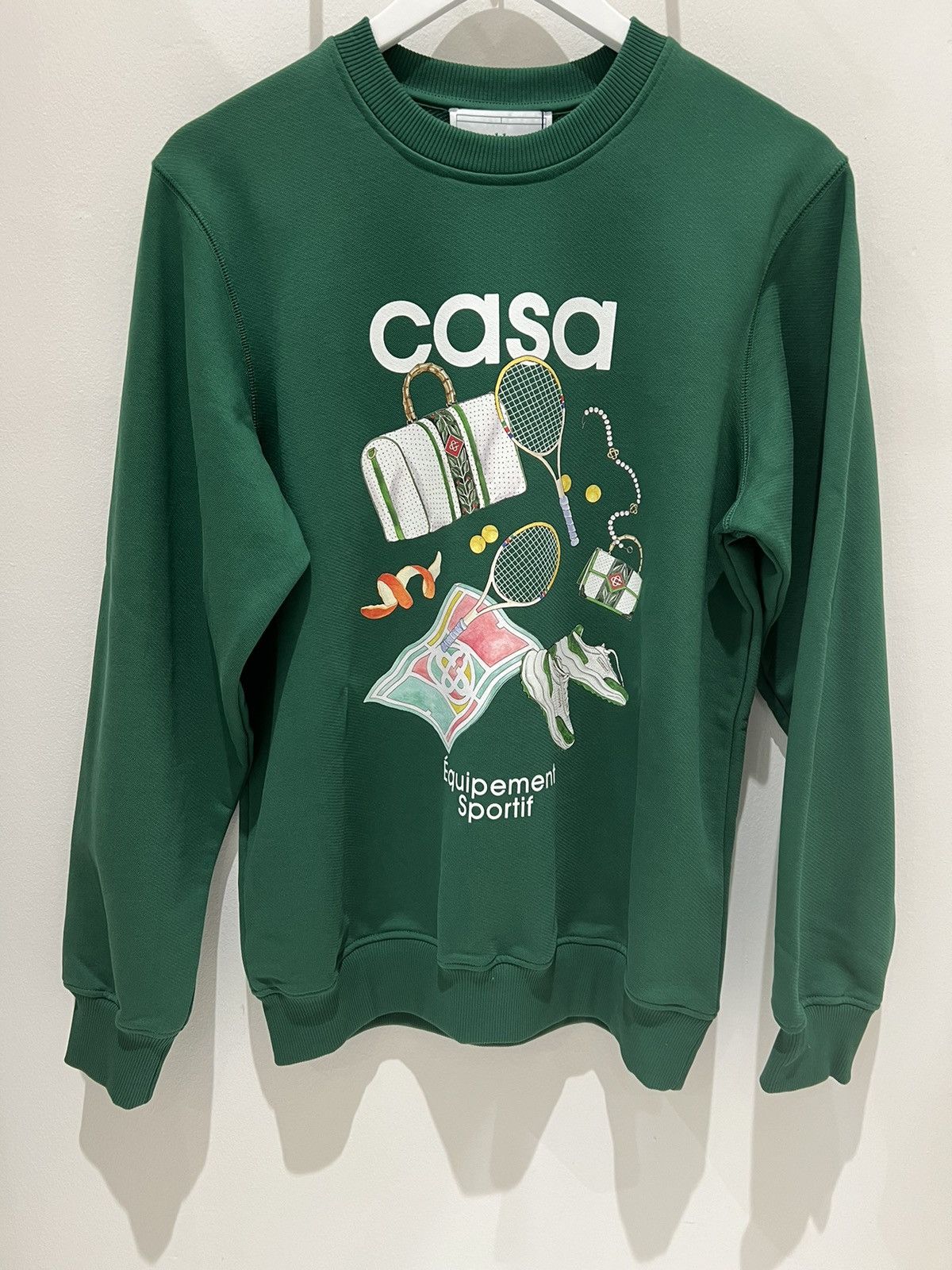 Casablanca Casablanca Equipement Sportif sweatshirt Green Size S Size US S / EU 44-46 / 1 - 5 Thumbnail