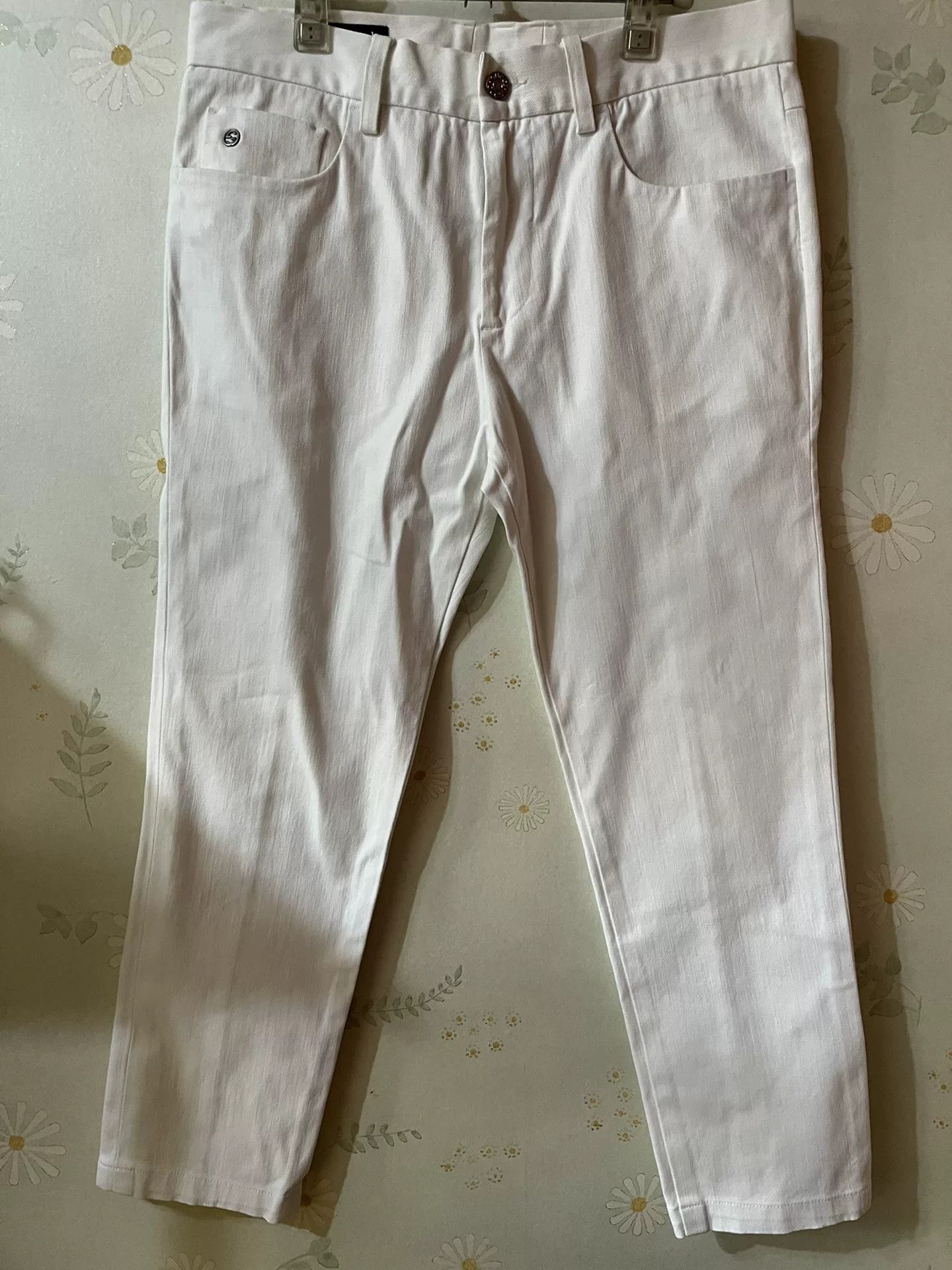 Gucci Gucci White Jeans Size 44 Italy Size US 28 / EU 44 - 1 Thumbnail