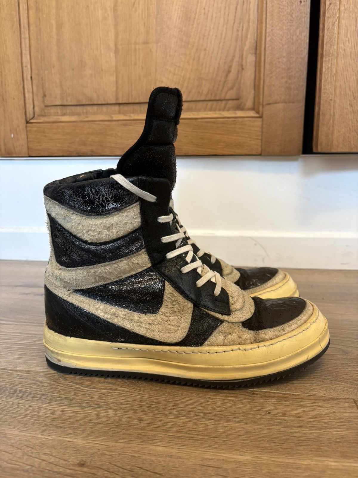Rick Owens Rick Owens Mohawk Dunks 41-42 Size US 9 / EU 42 - 3 Thumbnail