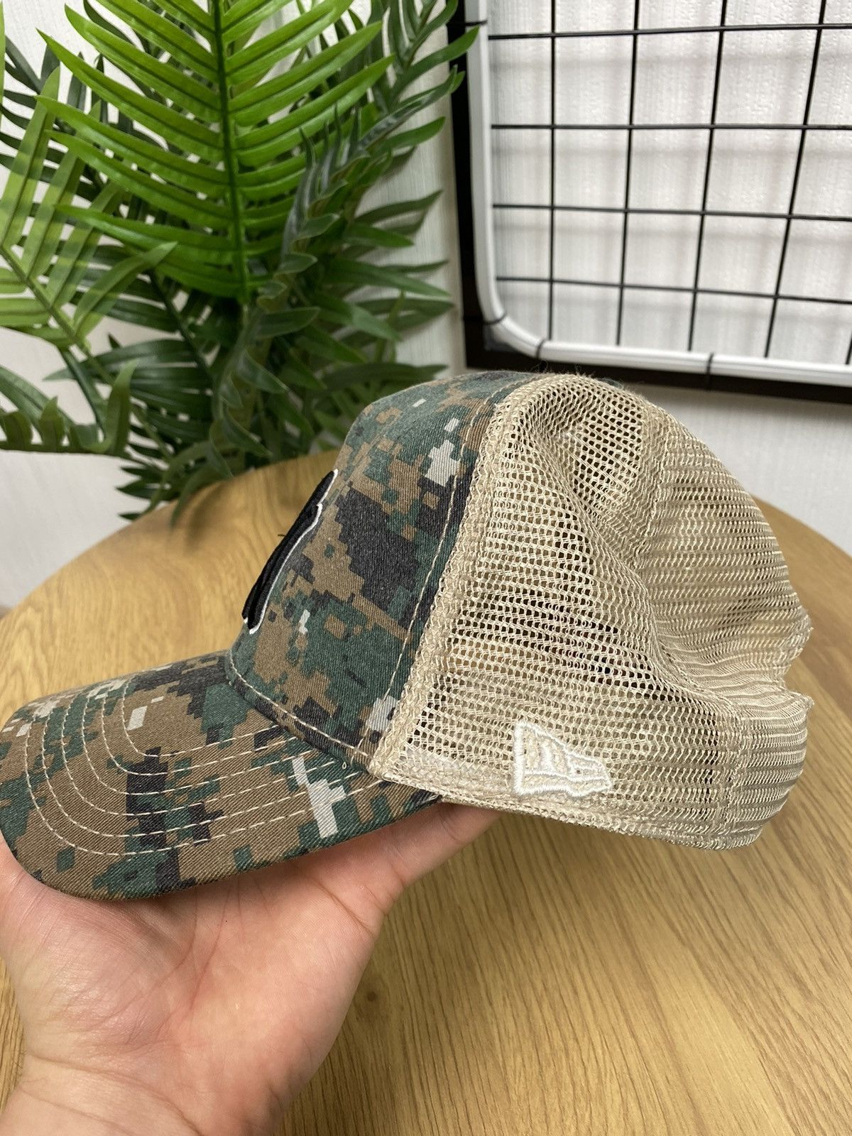New Era New York Yankees New Era Camo Trucker Hat Unisex OS Cap Size ONE SIZE - 4 Thumbnail