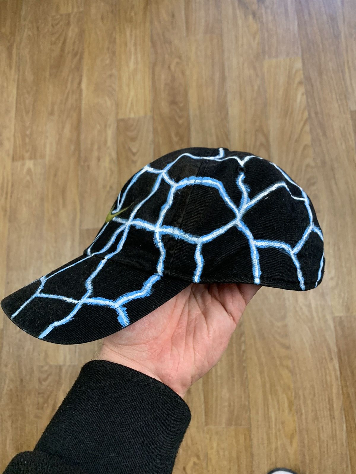 Nike Nike Thunder Painted Custom 1of1 Cap Size ONE SIZE - 3 Thumbnail
