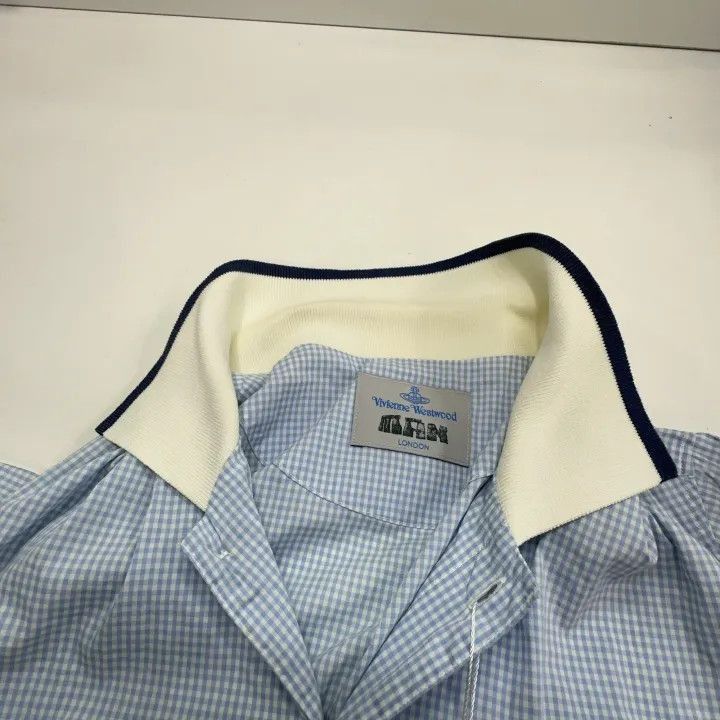 Vivienne Westwood Vivienne Westwood Casual Short Sleeve Checked Shirt Size US S / EU 44-46 / 1 - 5 Thumbnail