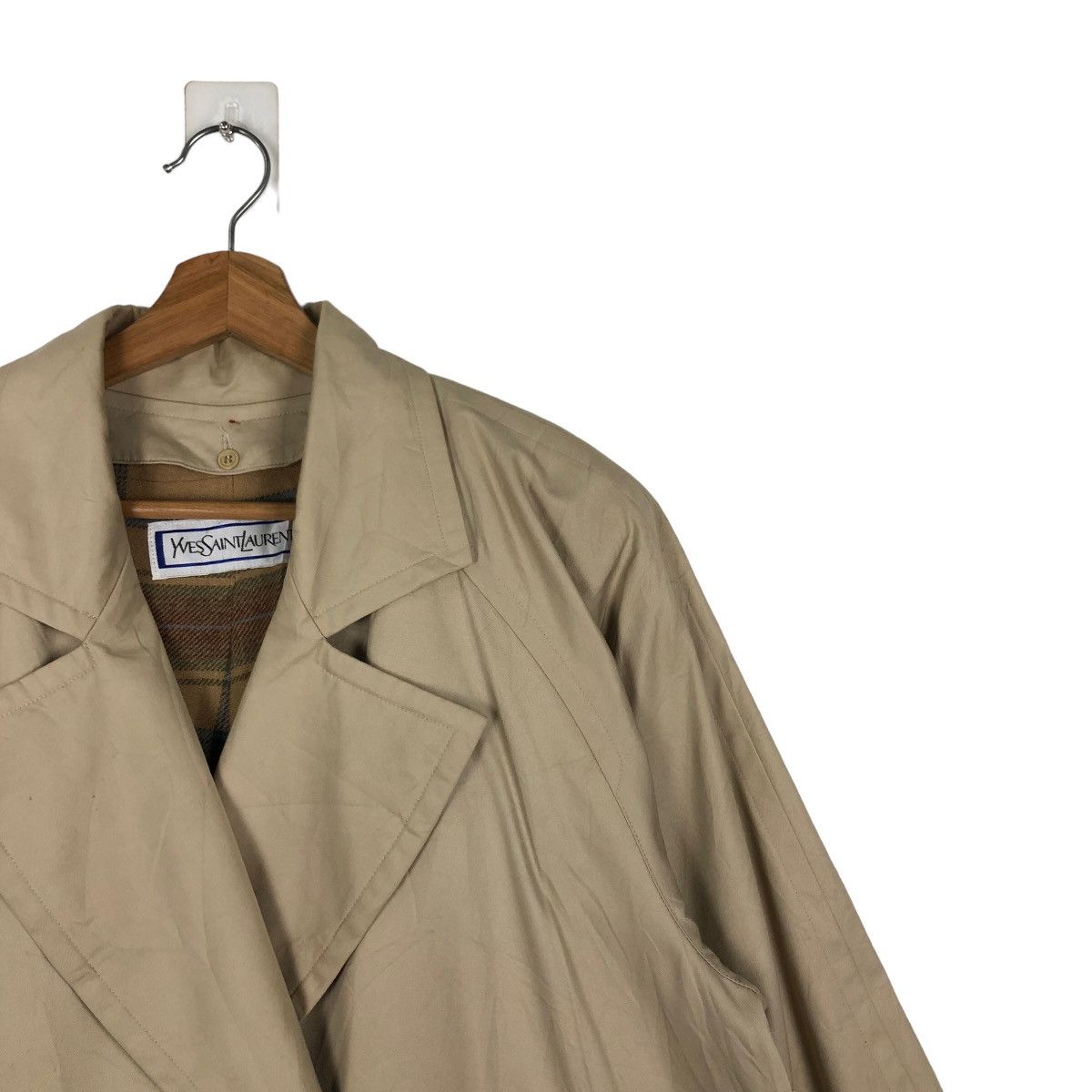 Yves Saint Laurent 🔥90’s VINTAGE TRENCH COAT YVES SAINT LAURENT Size US S / EU 44-46 / 1 - 6 Thumbnail