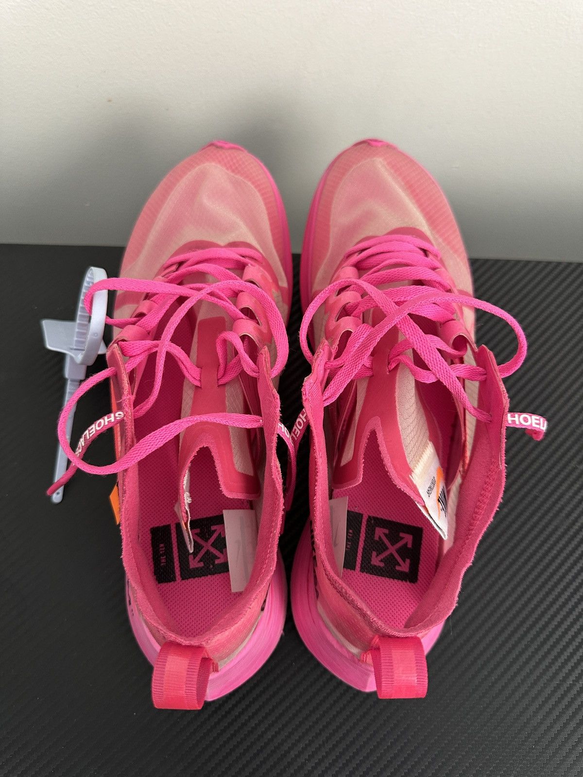Nike × Off-White Nike Off White Pink Zoom Fly Size US 9 / EU 42 - 4 Thumbnail