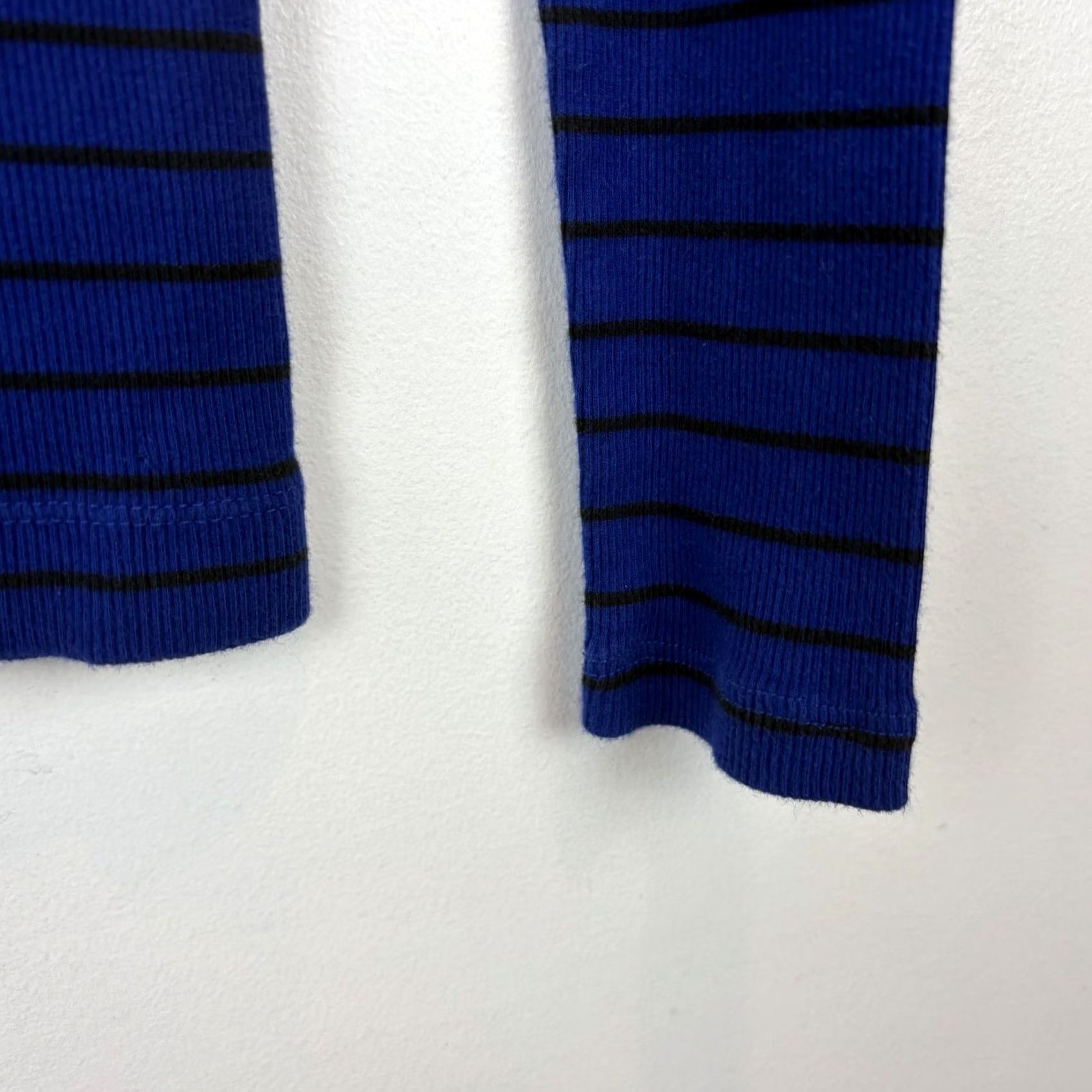 Ralph Lauren Lauren Ralph Lauren Shirt Womens XS Blue Stripe Long Sleeve Henley Button 90s Classic Size XS / US 0-2 / IT 36-38 - 6 Thumbnail
