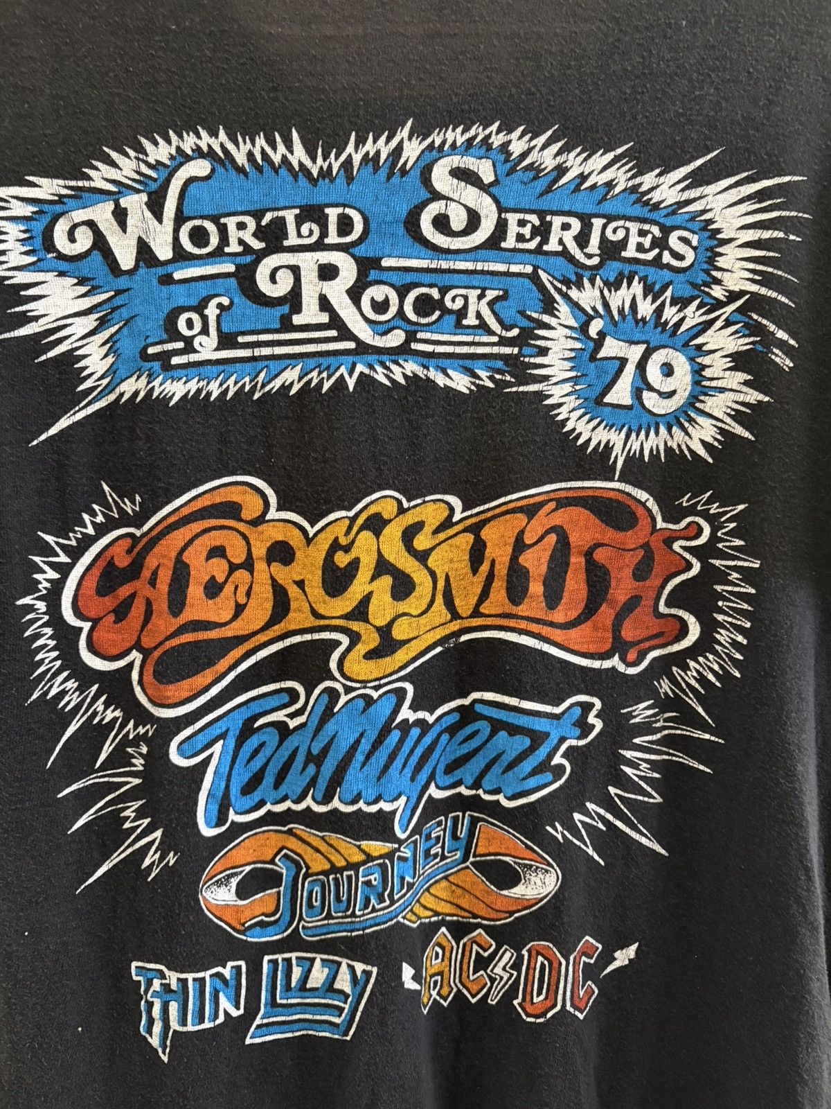 Vintage 1979 WSoR Festival Aerosmith AC/DC Journey True Vintage Tee Size US S / EU 44-46 / 1 - 4 Thumbnail