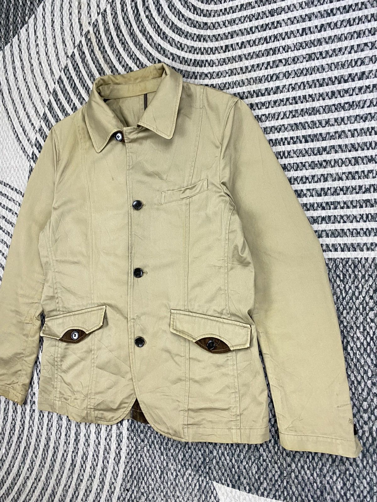 Katharine Hamnett London Vintage Hamnet Double Patch Pocket Jacket Size US M / EU 48-50 / 2 - 4 Thumbnail