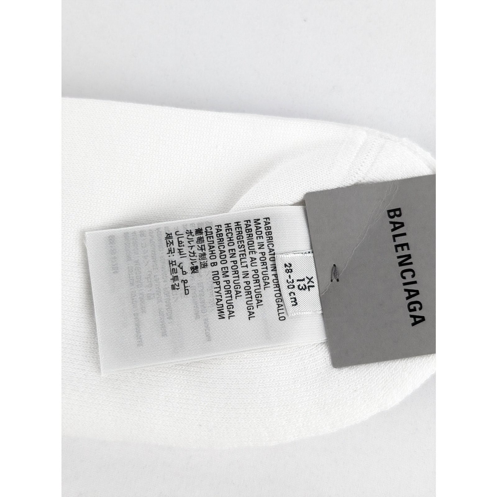 Balenciaga o1rshd1 Size: XL / Nasa Socks in White Size ONE SIZE - 5 Thumbnail
