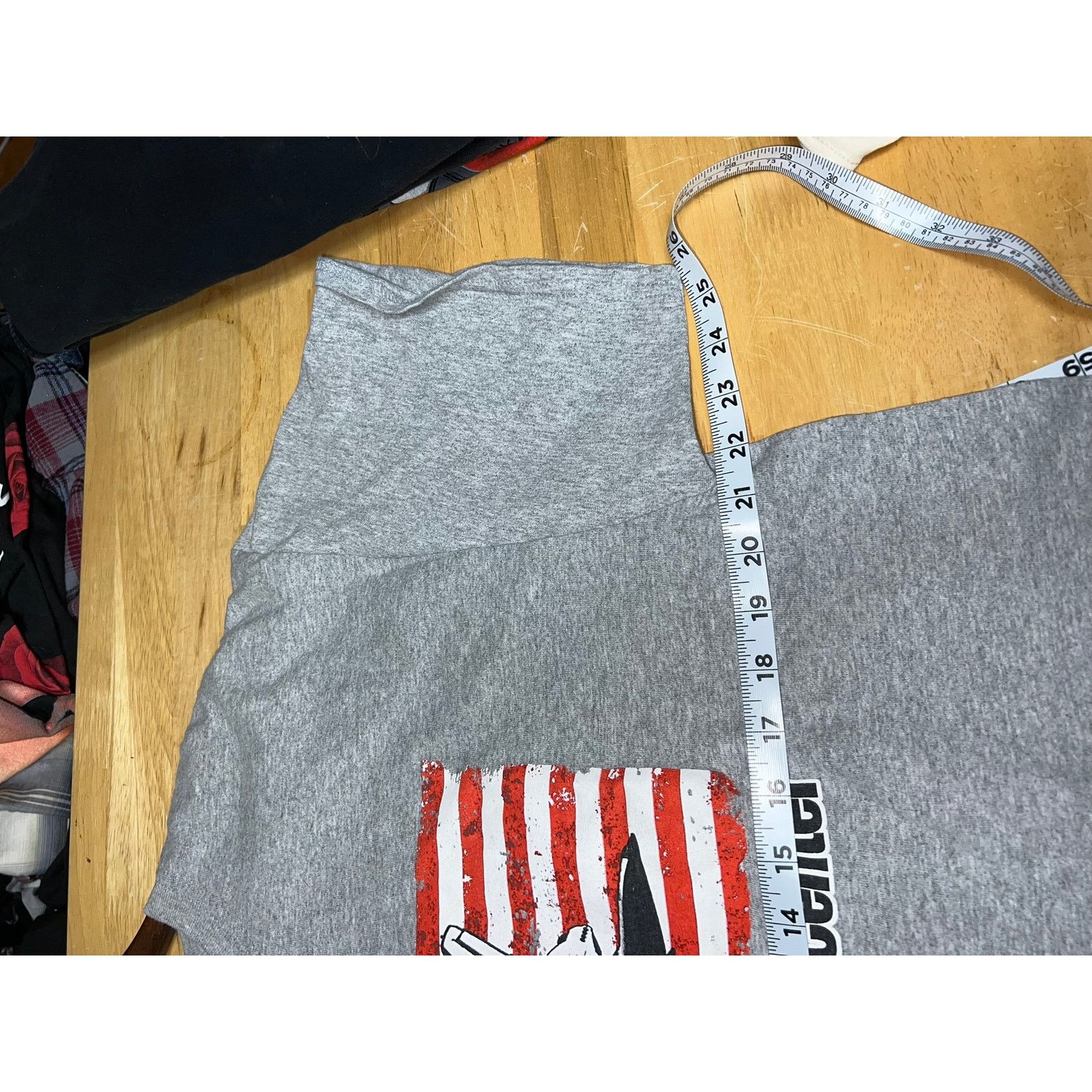 Gildan US Space & Rocket Center Shirt Rocketship America Gray Tee Size US XL / EU 56 / 4 - 8 Thumbnail