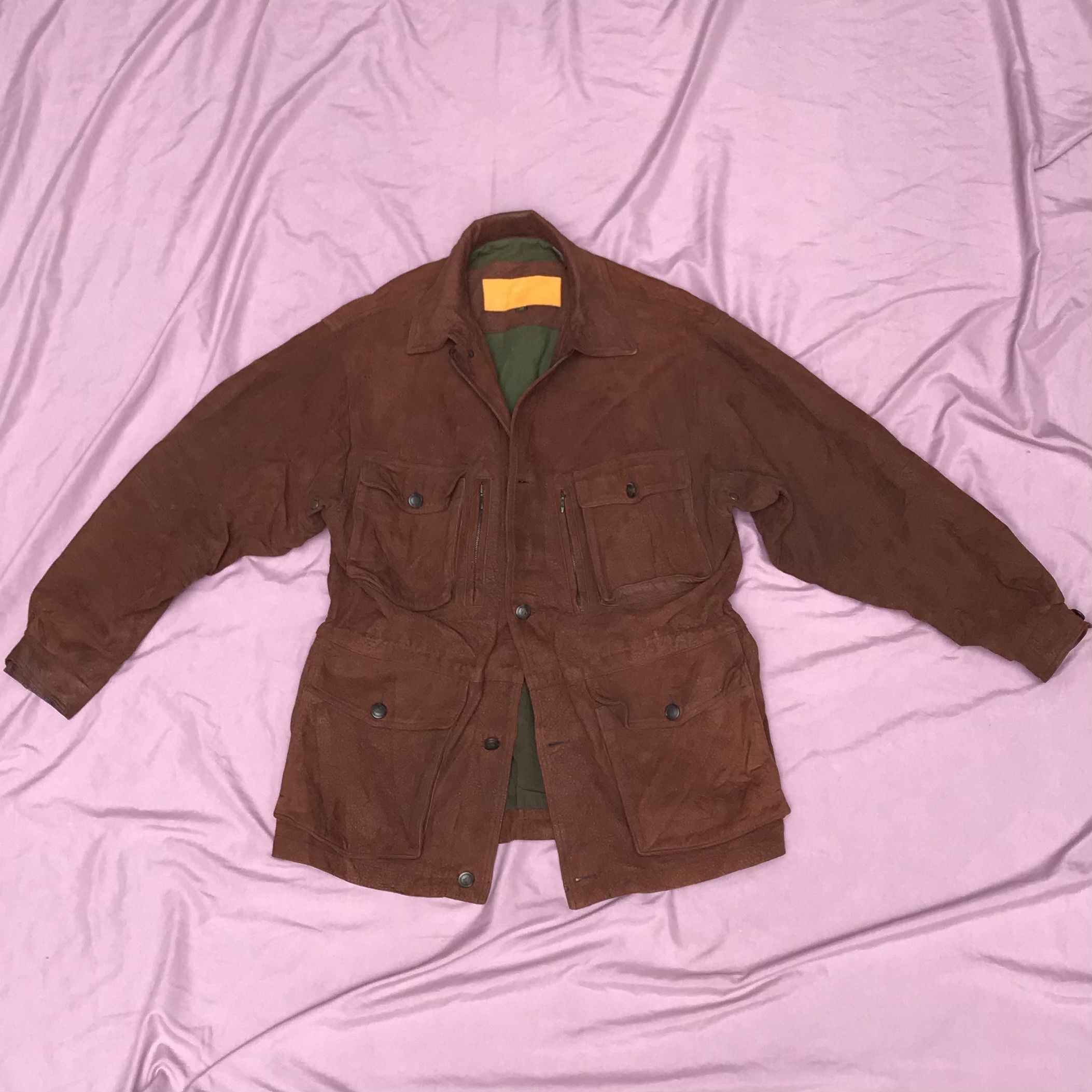 Timberland TIMBERLAND SHEEP LEATHER WOOL LINED SAFARI JACKET Size US M / EU 48-50 / 2 - 2 Thumbnail