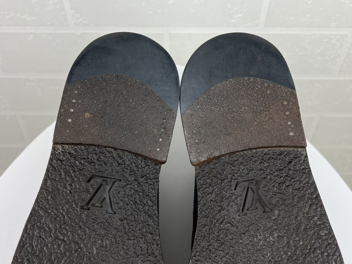 Louis Vuitton LOUIS VUITTON Boots Chukka Suede Leather Lace Up Shoes Logo Size US 8.5 / EU 41-42 - 13 Thumbnail