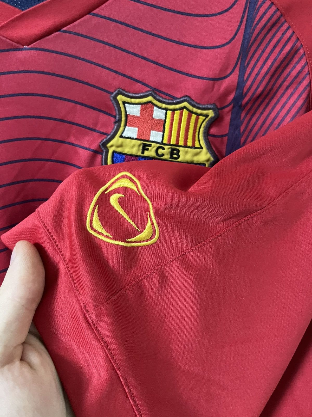 Other Nike Barcelona Vintage 2007 Training Blokecore Jersey Size US XL / EU 56 / 4 - 5 Thumbnail
