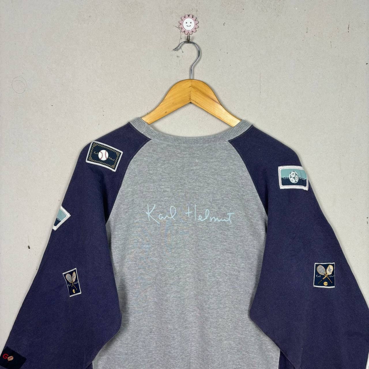 Karl Helmut Karl Helmut Sport Patch Sweatshirt Japan Archival Pink House Size US M / EU 48-50 / 2 - 4 Thumbnail