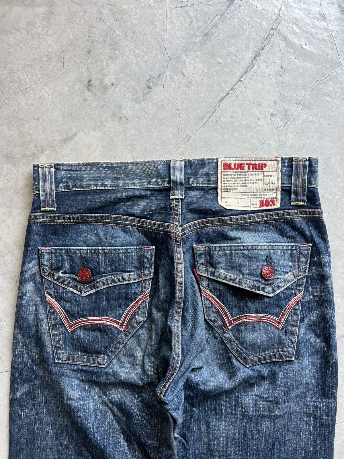 Edwin Edwin Blue Trip W32 Actual 32x29 Size US 32 / EU 48 - 1 Thumbnail