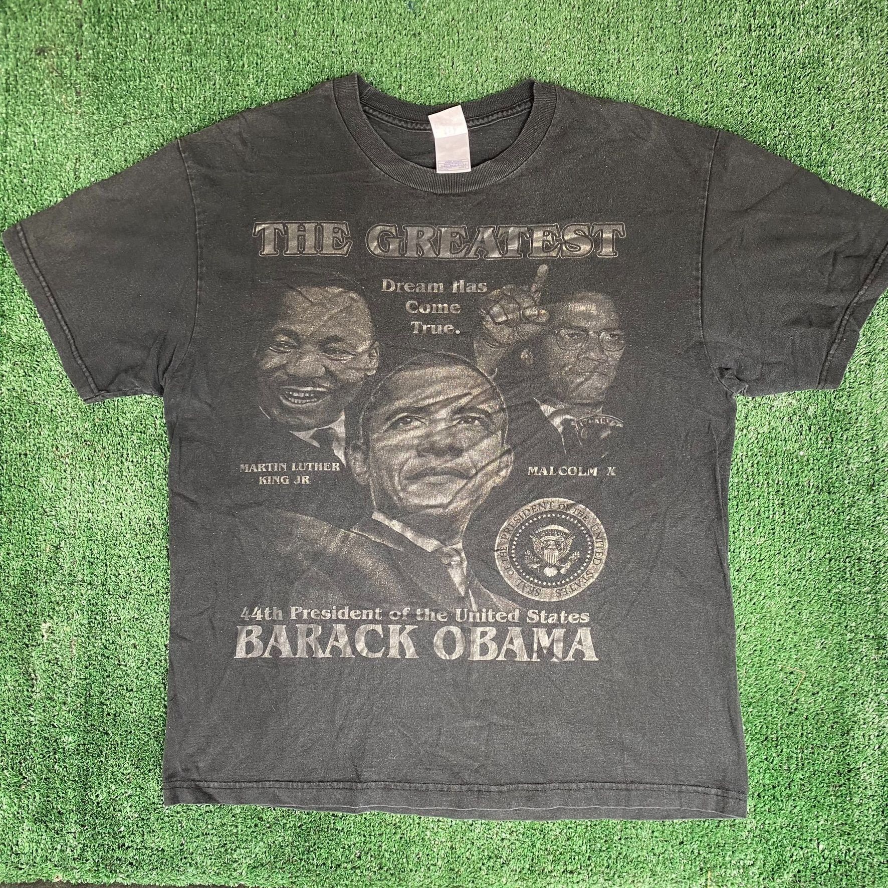 Vintage Vintage Y2K Barack Obama Shirt MLK America Black History Tee Size US L / EU 52-54 / 3 - 1 Thumbnail