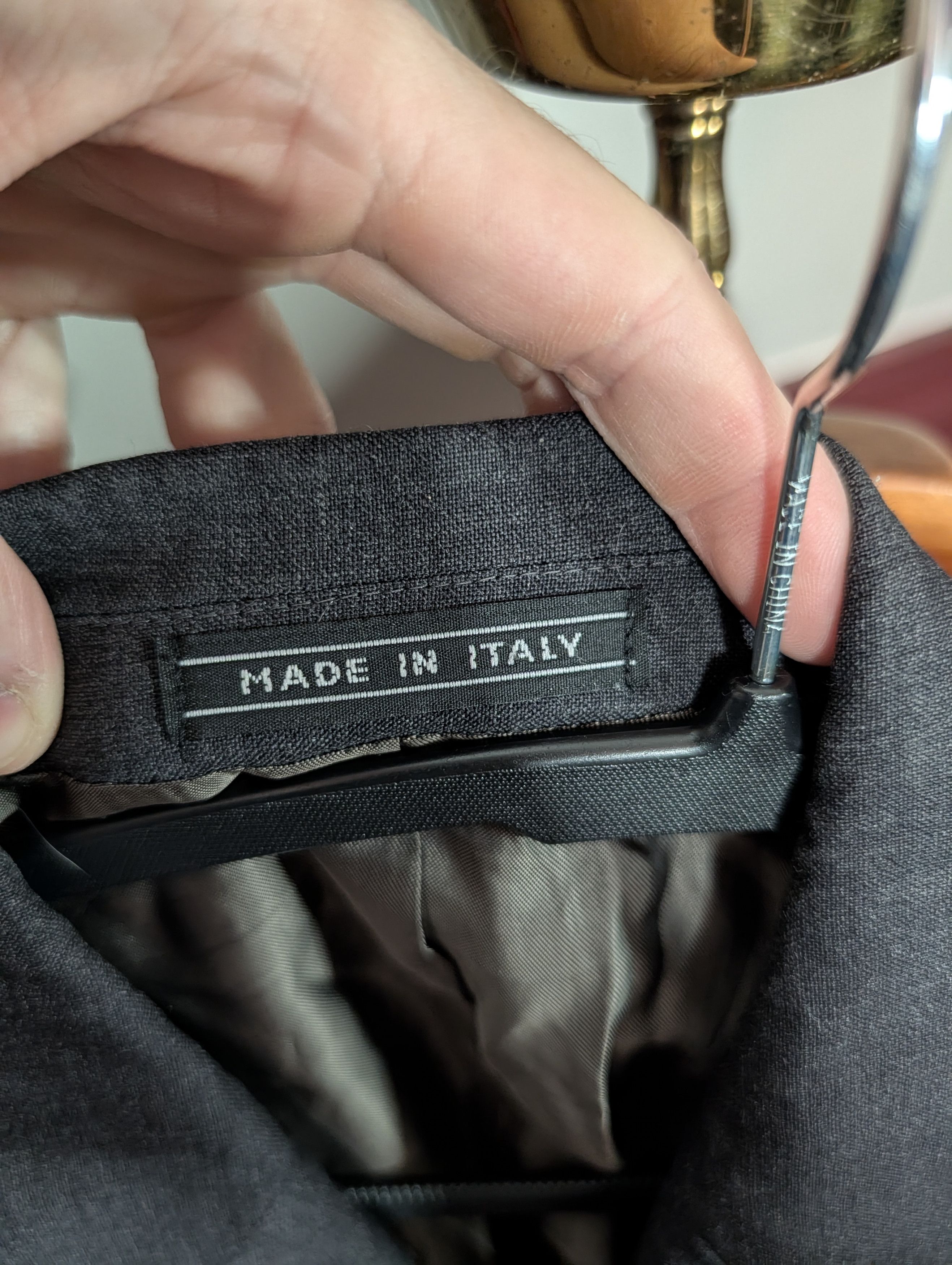 Vitale Barberis Canonico Di Barna 1969 Super 110s textured gray jacket Italy Size 44R - 9 Thumbnail