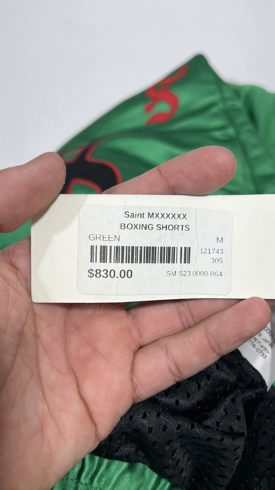 Saint Michael Saint Michael Boxing Green Shorts Size US 32 / EU 48 - 12 Thumbnail