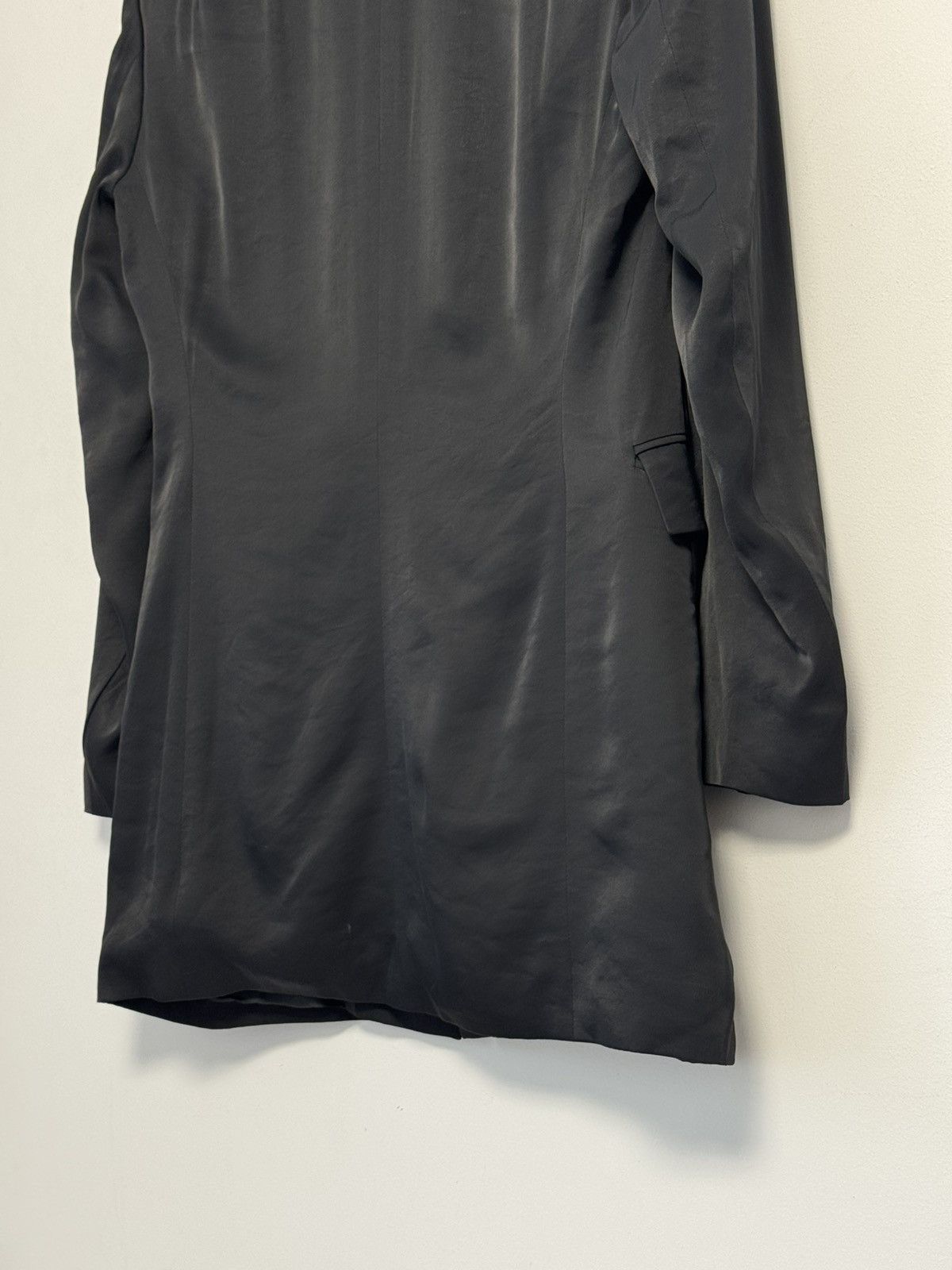 Jil Sander JIL SANDER Black Silk Lined Coat Jacket Made in Italy Blazer Size XS / US 0-2 / IT 36-38 - 17 Thumbnail