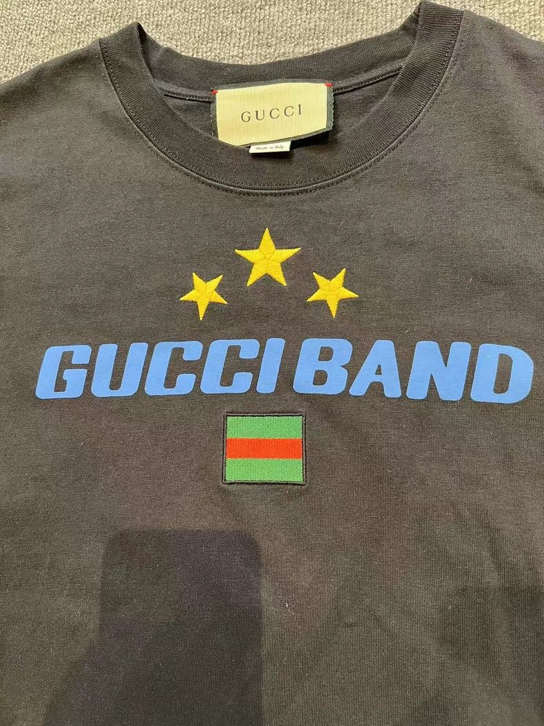 Gucci GucciStar embroidered large Logo short-sleeved T-shirt 2503 Size US XS / EU 42 / 0 - 4 Thumbnail