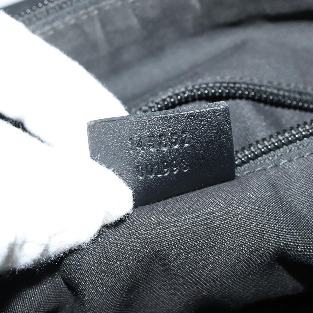 Gucci GUCCI GG Canvas Shoulder Bag Black Silver Size ONE SIZE - 23 Thumbnail