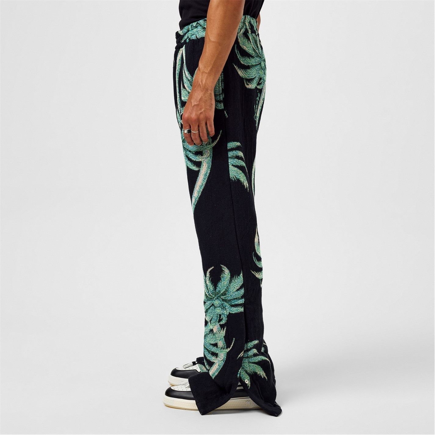 Amiri AMIRI Twisted Palms Tapestry Flared Trousers Size US 32 / EU 48 - 3 Thumbnail
